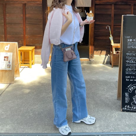 Heart wide denim