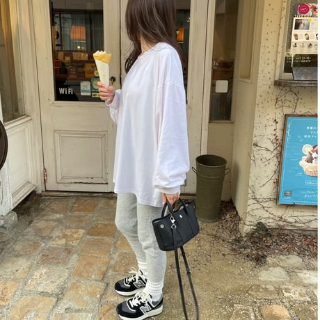 Puff sleeve long t-shirts