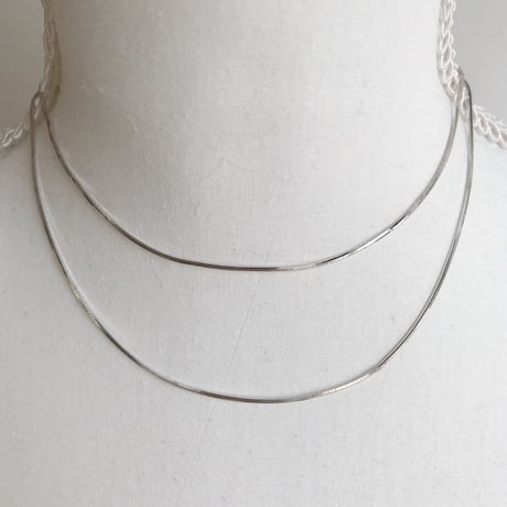 silver 925 snake chain necklace