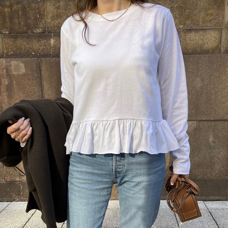 Flare t-shirts(White)