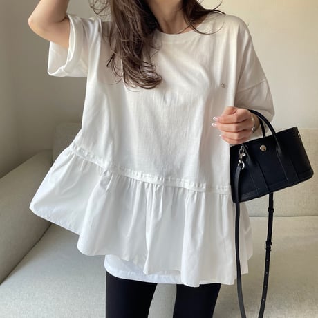 Teard flare tops(White)