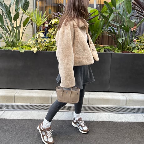 Flare skirt leggings(Charcoal gray)