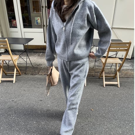 Knit foodie setup(Dark gray)