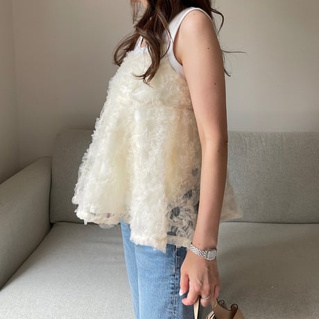 Camisole tulle tops