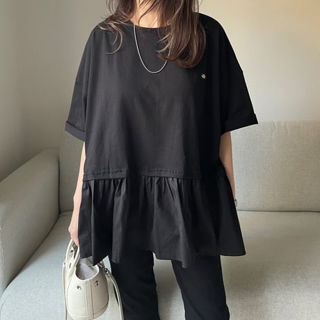 Teard flare tops(Black)