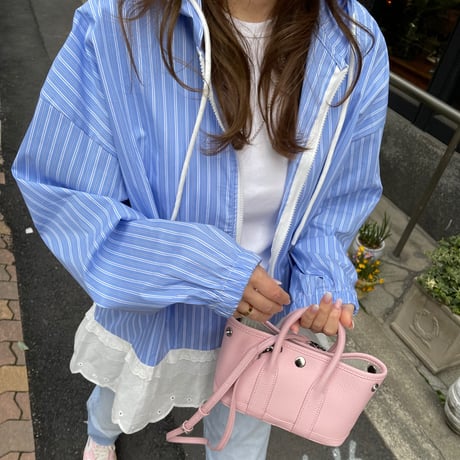 Frill foodie jamper(Blue)