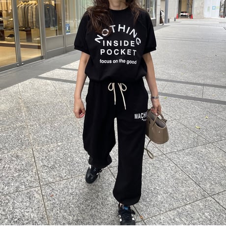 Logo sweat setup(Black)