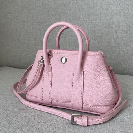 Leather mini tote bag(Pink)付属ポーチなし