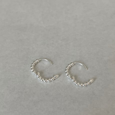 【silver925】Ball hoop pierce
