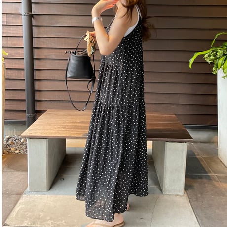 Flower long onepiece