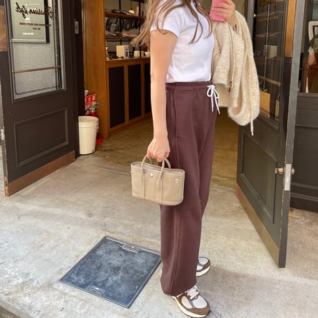 Heart sweat pants (Brown)
