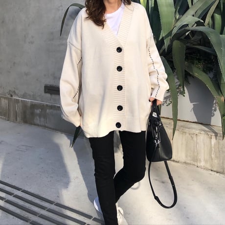 Wide cardigan