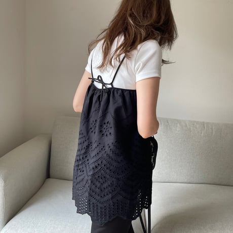 Race camisole(Black)