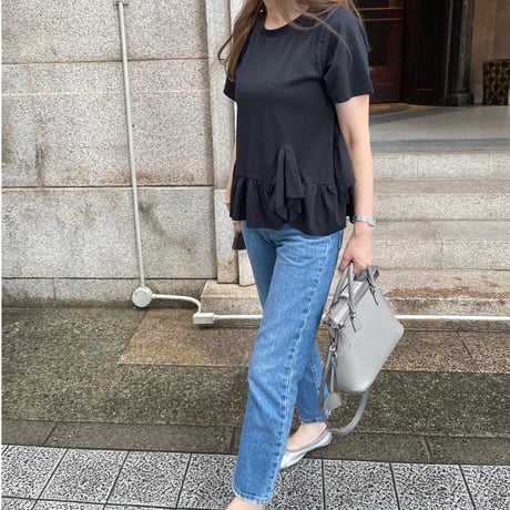 Volume frill tops(Black)