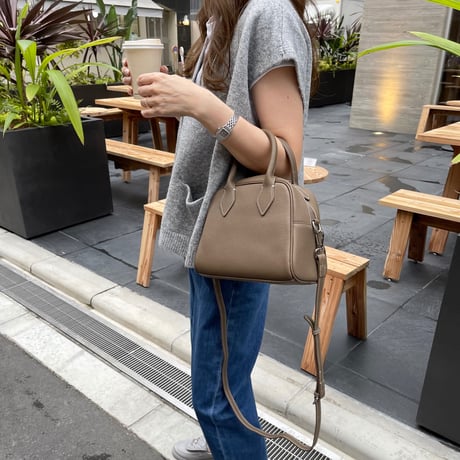 2way leather boston bag(Garage)