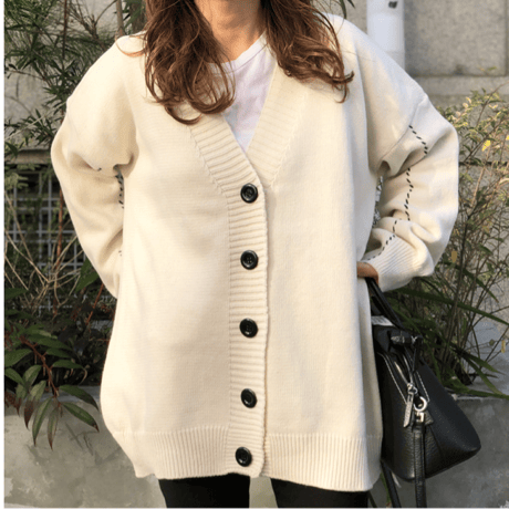 Wide cardigan
