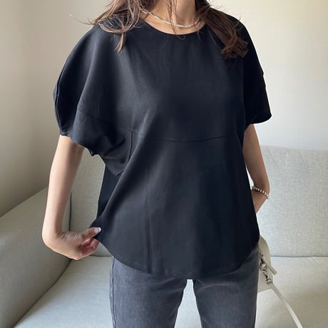 Volume sleeve tops(Black)