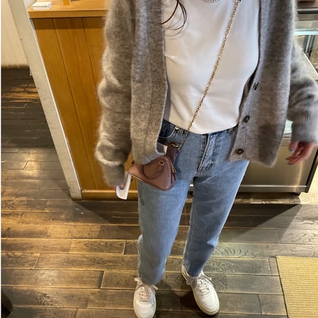 Loose fit ankle denim