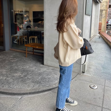 Waffle long knit