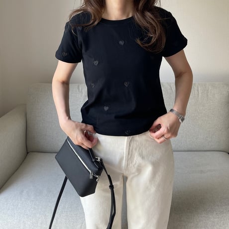 Leather mini sholder bag(Black)