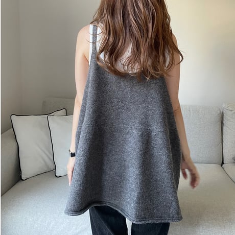 Knit camisole (gray)