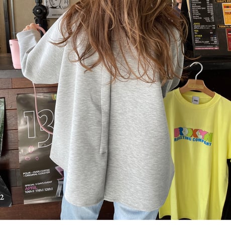 Flare slit sweat(Gray)