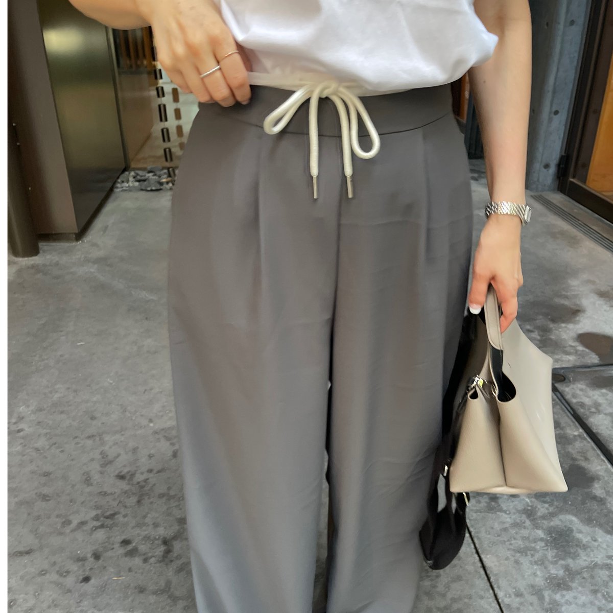 パンツ MELTTHELADY layered wide pants melt the lady layered wide pants - メルカリ