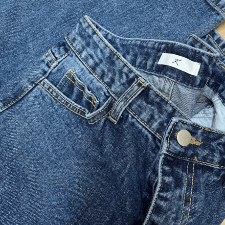 Tapered denim