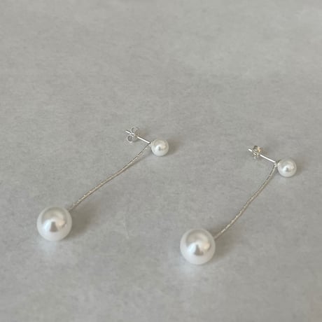 【silver925】Pearl pierce