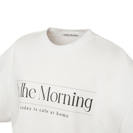 【In the morning】ORIGINAL LOGO T-SHIRTS (Black)