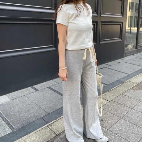 Soft flare sweat pants(Gray)