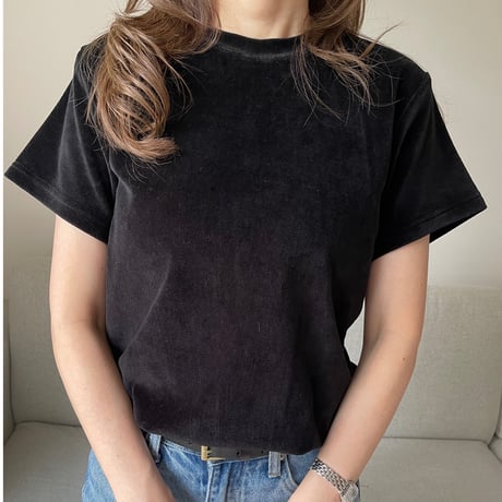 Velor pullover(Black)
