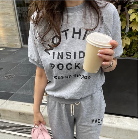 Logo sweat setup(Gray)