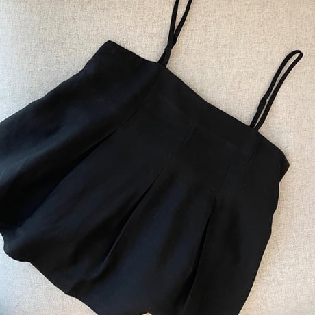Flare camisole setup(Black)