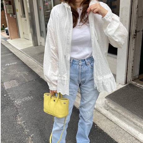 Leather mini tote bag(Yellow)付属ポーチなし