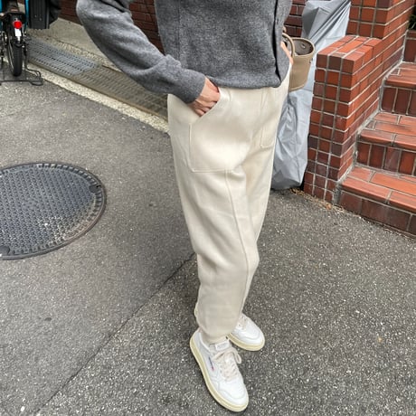 Taperd knit pants(Ivory)