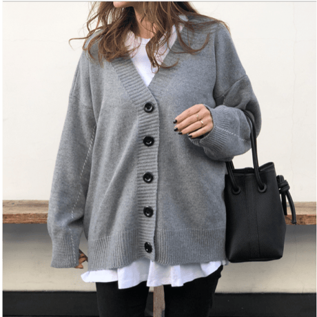 Wide cardigan