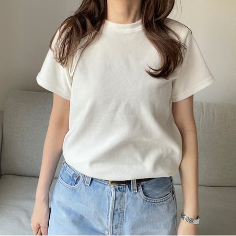 Velor pullover(Ivory)