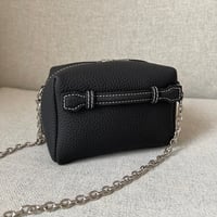 【6月再販】Leather mini pochette(Black)