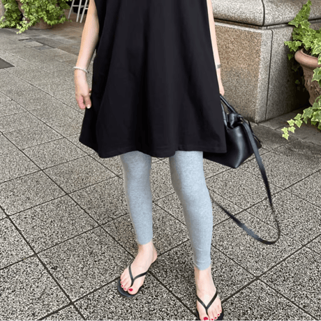 Basic rib leggings