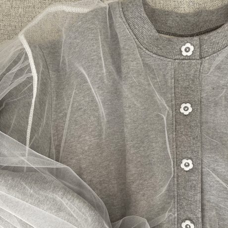 Chiffon cardigan(Gray)