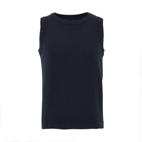 再販【当店オリジナル】Waffle rib tanktop (Navy)