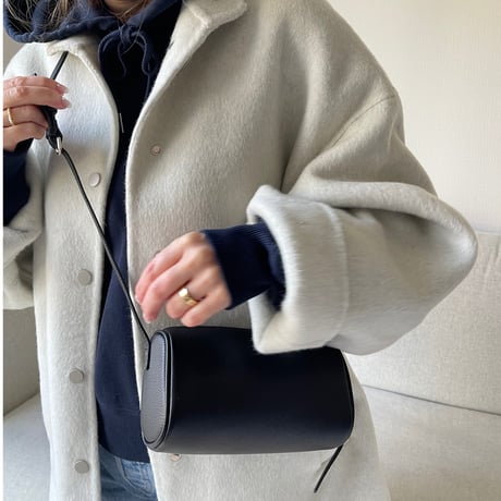【Hand made】Wool 100% Over coat(Ivory)