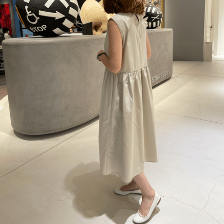 【Original】Volume onepiece(beige)
