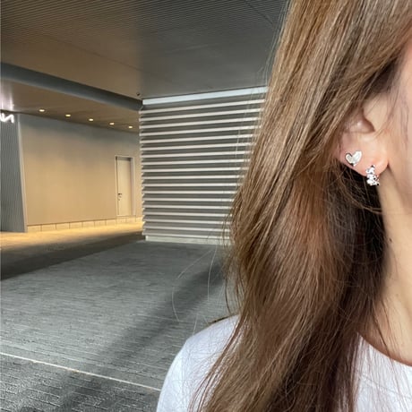 【silver925】Petit heart pierce