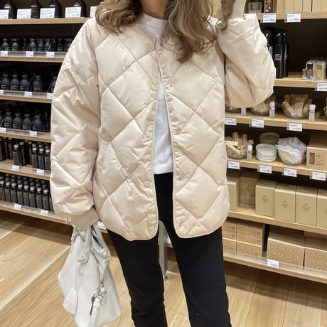 Quilted jacket (Cream)
