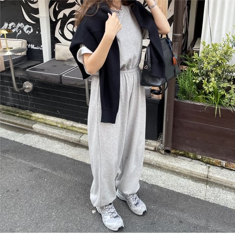 Back slit allinone(Gray)