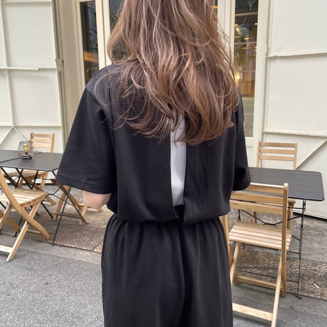 Back slit allinone(Black)