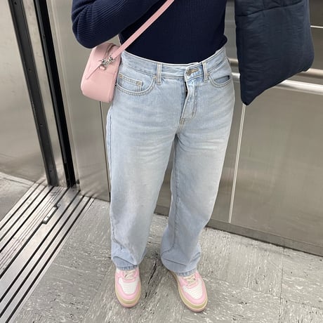 Straight wide pants