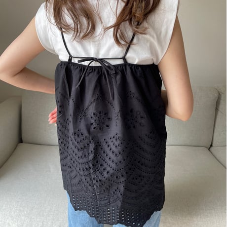 Race camisole(Black)